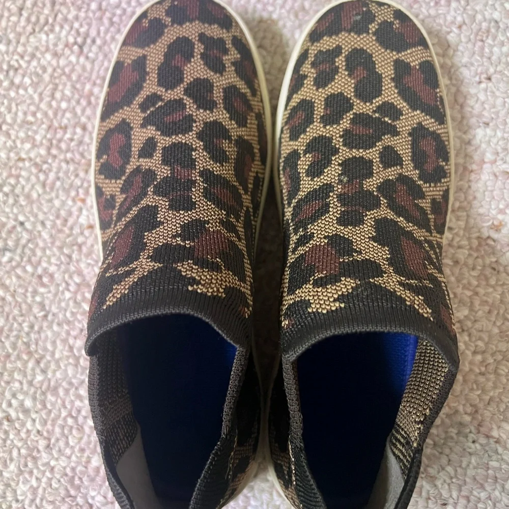 Leopard Print Slip-On Sneakers